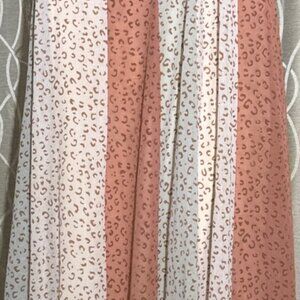 Maxi Dress Medium color block panels textured double v neck fairy boho Entre